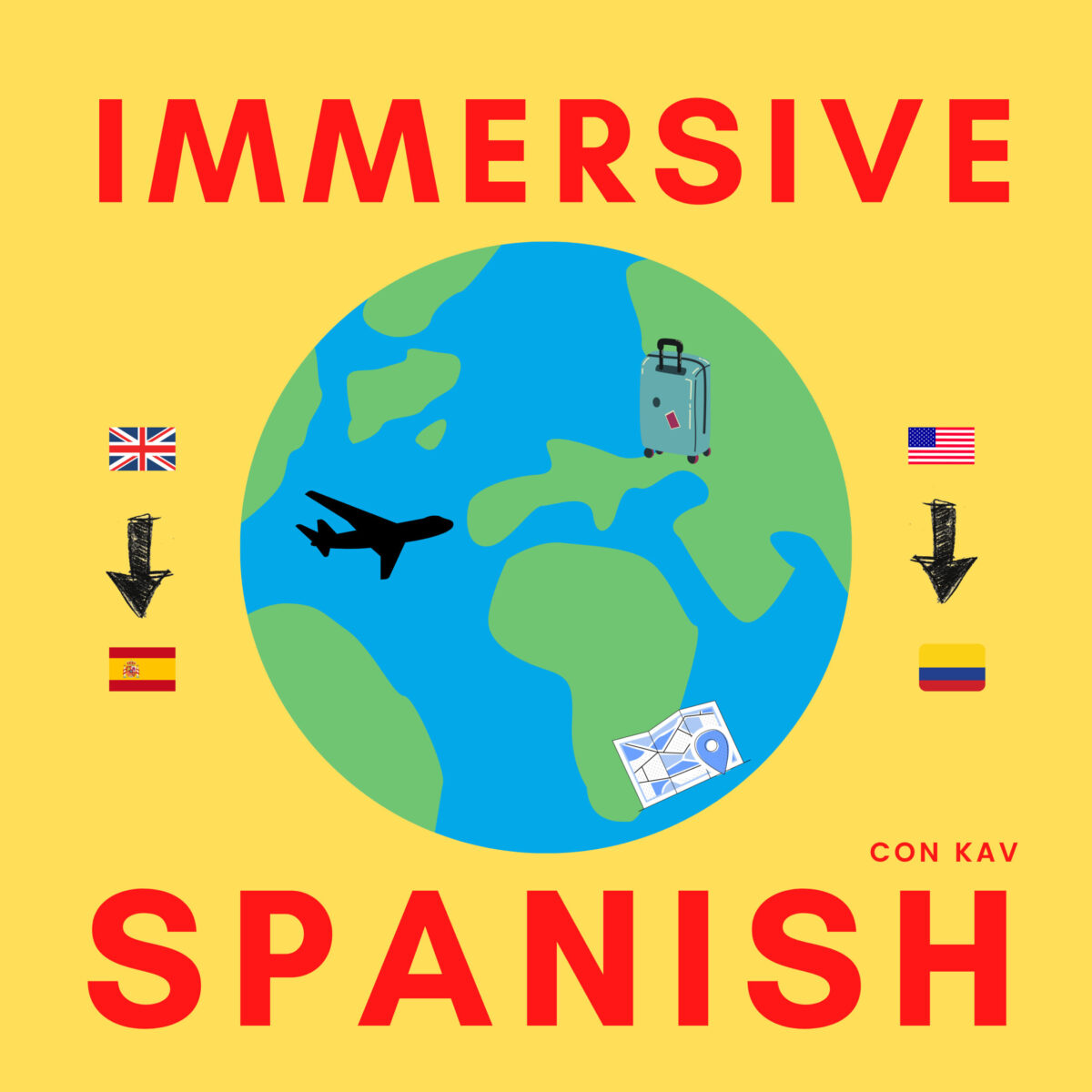 Immersive Spanish podcast